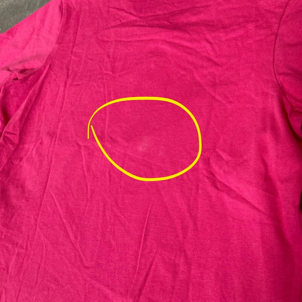 Quacker Factory Pink Cotton Short Sleeve Tee with Beaded Parrot - Picture 15 of 16